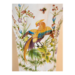 Ваза из фарфора с бронзовой стрекозой  Paradise Dragonfly варинант исполнения - 8 | Loft Concept в Краснодаре