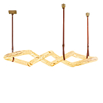 Люстра подвесная с фигурным светодиодным плафоном Calcite Figural Light варинант исполнения - 3 | Loft Concept в Краснодаре