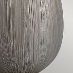 Настольная лампа с белым цилиндрическим абажуром и серебристым овальным основанием Quintiesse варинант исполнения - 4 | Loft Concept в Краснодаре