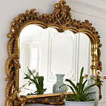 Зеркало настенное в ажурной раме в стиле барокко Ornate Ornaments варинант исполнения - 1 | Loft Concept в Краснодаре