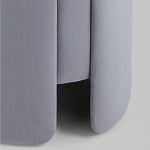 Пуф Alice Poof Grey Серый велюр варинант исполнения - 3 | Loft Concept в Краснодаре