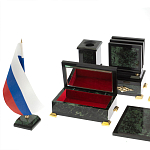 Настольный письменный набор из нефрита в подарочной коробке Victorious варинант исполнения - 7 | Loft Concept в Краснодаре