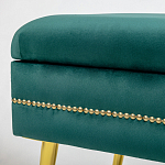 Мягкая банкетка с зоной для хранения Casket Green варинант исполнения - 2 | Loft Concept в Краснодаре