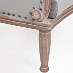 Кресло низкое с мягкой обивкой из велюра на 4-х деревянных ножках Emile Armchair grey варинант исполнения - 4 | Loft Concept в Краснодаре