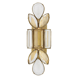 Бра с декором из хрустальных листьев Verve