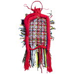 Настенный ковер разноцветный из одежды Heart варинант исполнения - 1 | Loft Concept в Краснодаре