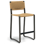 Дизайнерский стул с каркасом из металла с плетеными сиденьем и спинкой GREEN POINT Chair варинант исполнения - 13 | Loft Concept в Краснодаре