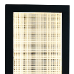 Светодиодное прямоугольное бра из металла черного цвета Lattice Lux варинант исполнения - 2 | Loft Concept в Краснодаре