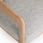 Кресло с каркасом из массива ясеня Deniaud Ash Grey Armchair варинант исполнения - 5 | Loft Concept в Краснодаре