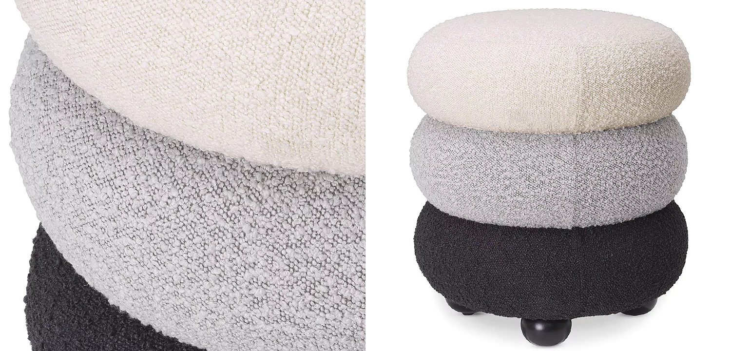 Пуф Eichholtz Stool Tulum Boucle Пуф Eichholtz Stool Tulum Boucle - Loft-Concept в Краснодаре