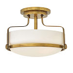 Потолочный светильник с круглым матовым белым плафоном Hinkley варинант исполнения - 5 | Loft Concept в Краснодаре