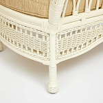 Комплект уличной мебели из ротанга Clara белый варинант исполнения - 6 | Loft Concept в Краснодаре