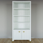 Книжный Стеллаж Elsa Dreams White с задней стенкой варинант исполнения - 5 | Loft Concept в Краснодаре