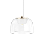 Подвесной светильник с куполообразным прозрачным стеклянным плафоном Grada Light варинант исполнения - 1 | Loft Concept в Краснодаре