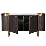 Комод  округлой формы с дверцами Chest of Precious Breed варинант исполнения - 1 | Loft Concept в Краснодаре