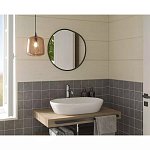 Зеркало круглое с асимметрией Light Reflection варинант исполнения - 1 | Loft Concept в Краснодаре