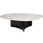 Стол журнальный овальный с контрастным основанием Subsequence варинант исполнения - 1 | Loft Concept в Краснодаре