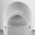 Встраиваемый в стену гипсовый светильник под покраску с арками и рельефными колоннами Antiquity Athena варинант исполнения - 6 | Loft Concept в Краснодаре