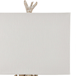 Настольная лампа с каркасом в виде веток деревьев с абажуром из ткани Natural Driftwood варинант исполнения - 3 | Loft Concept в Краснодаре