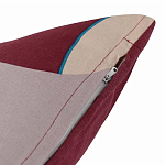 Подушка декоративная хлопковая с абстрактным принтом Elysian Flow Terra варинант исполнения - 4 | Loft Concept в Краснодаре