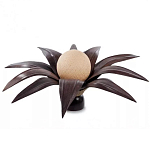 Настольная лампа черная INDONESIAN LAMPS варинант исполнения - 1 | Loft Concept в Краснодаре