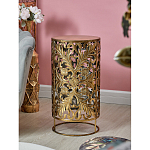 Столик приставной с цветочной резной фактурой Madagascar варинант исполнения - 5 | Loft Concept в Краснодаре