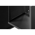 Полка навесная открытая цвета графит Strict Lines  варинант исполнения - 7 | Loft Concept в Краснодаре