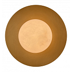 Бра круглое с плафоном из натурального камня на латунном основании Cryptocrystalline Stone варинант исполнения - 2 | Loft Concept в Краснодаре