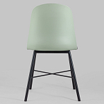 Стул из прочного пластика на металлическом основании Anora Green  варинант исполнения - 4 | Loft Concept в Краснодаре