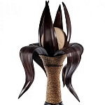 Настольная лампа черная INDONESIAN LAMPS 1 варинант исполнения - 2 | Loft Concept в Краснодаре