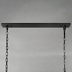 Люстра с черным каркасом и абажуром из прямоугольных мраморных панелей Calling to Shine варинант исполнения - 1 | Loft Concept в Краснодаре