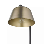 Торшер на изогнутом основании в сочетании черного и золотистого цвета Stable Base варинант исполнения - 3 | Loft Concept в Краснодаре