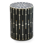 Дизайнерские приставной столик с инкрустацией Mandika Bone Inlay Stool варинант исполнения - 3 | Loft Concept в Краснодаре