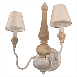 Бра с двумя конусовидными тканевыми абажурами Neighborhood варинант исполнения - 3 | Loft Concept в Краснодаре