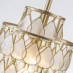 Подвесной светильник с декором из натуральной морской ракушки Iridescent Light варинант исполнения - 5 | Loft Concept в Краснодаре