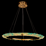 Люстра в форме кольца с цветочным декором Warm Heavenly Light варинант исполнения - 2 | Loft Concept в Краснодаре