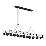 Люстра овальная с круглыми светодиодными источниками света Maxine Light варинант исполнения - 9 | Loft Concept в Краснодаре