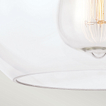 Потолочный светильник с шарообразным плафоном из прозрачного стекла Feiss варинант исполнения - 4 | Loft Concept в Краснодаре