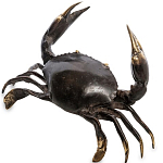 Статуэтка из бронзы в виде краба Animals Bronze варинант исполнения - 3 | Loft Concept в Краснодаре
