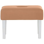 Мягкий пуф на белых ножках Winton Pouf варинант исполнения - 2 | Loft Concept в Краснодаре