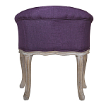 Кресло низкое в стиле прованс Louis French Armchair purple flax варинант исполнения - 3 | Loft Concept в Краснодаре
