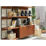 Стеллаж из орехового дерева Olson Rack варинант исполнения - 5 | Loft Concept в Краснодаре