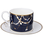 Чайный набор из фарфора с изображением лошадей на 6 персон 12 предметов Porcelain Horse Set варинант исполнения - 2 | Loft Concept в Краснодаре