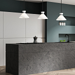 Подвесной светильник с белым стеклянным конусным плафоном Alora Mood варинант исполнения - 7 | Loft Concept в Краснодаре