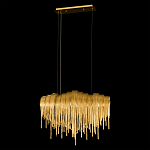 Люстра подвесная с металлическими цепочками и изогнутыми металлическими дугами 72 см Atlantis Chain варинант исполнения - 13 | Loft Concept в Краснодаре