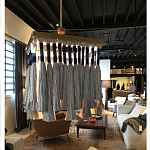 Люстра квадратная плетеная с бахромой Wicker Square Chandelier with Tassels варинант исполнения - 4 | Loft Concept в Краснодаре