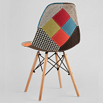 Стул с обивкой в технике пэчворк DSW варинант исполнения - 5 | Loft Concept в Краснодаре