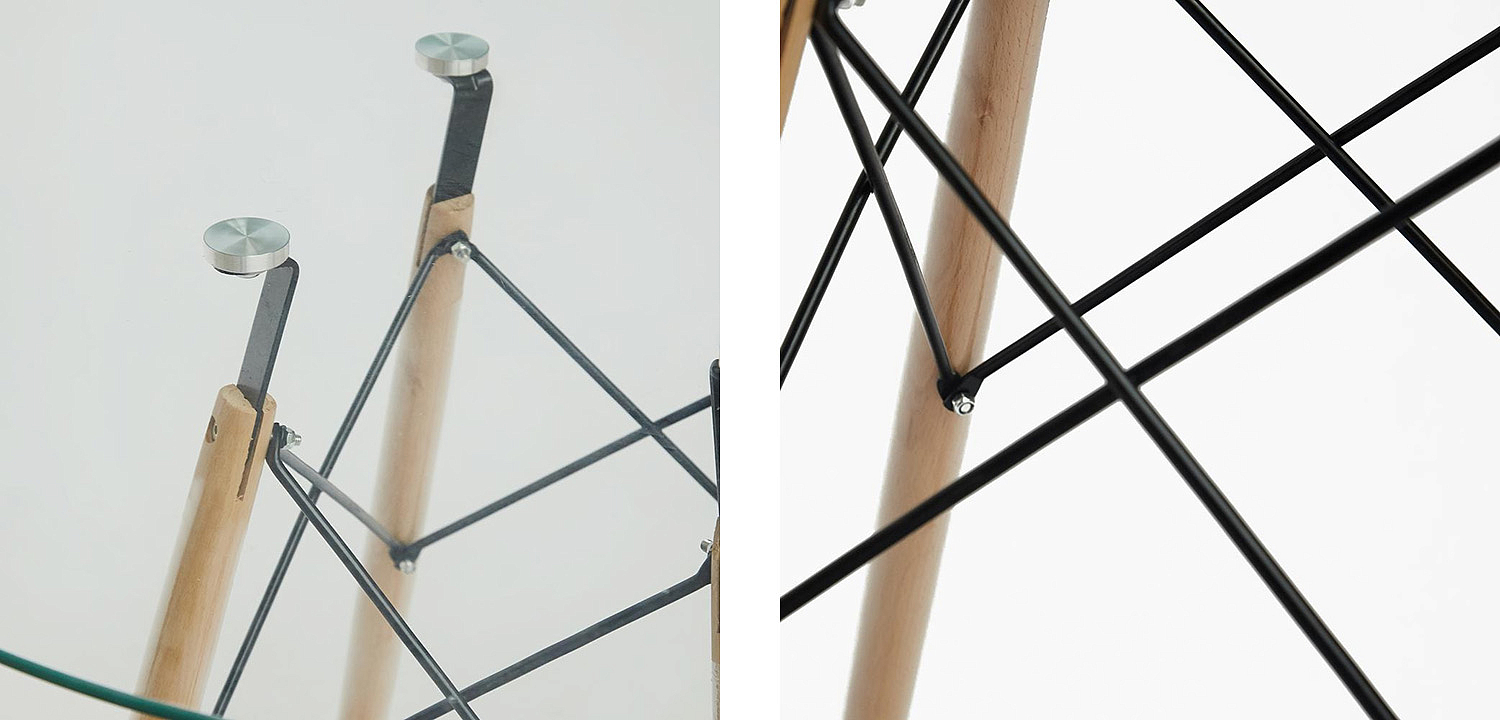 Стол DSW glass table - Loft-Concept в Краснодаре