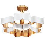 Люстра фигурная в сочетании белого и золотого цвета Shapes Inspired by Nature варинант исполнения - 2 | Loft Concept в Краснодаре