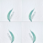 Плитка с узором Ландыш варинант исполнения - 1 | Loft Concept в Краснодаре